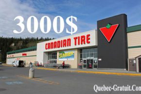 Ensemble cadeaux Canadian Tire de 3000$