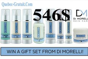 Ensemble cadeaux Di Morelli de 546 $