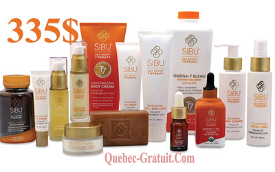 Ensemble cadeaux beauté Sibu