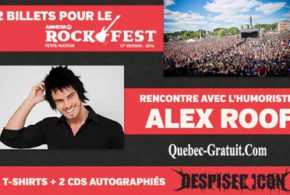 Ensemble cadeaux pour l'Amnesia Rockfest
