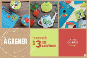 Ensemble de jeux magnétiques Mabie Ecodesign