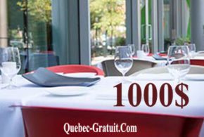 Forfait gastronomique de 1000 $