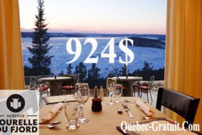 Forfait nuitées à l'Auberge la Tourelle du Fjord