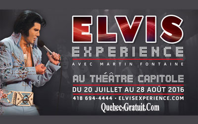Forfait souper-spectacle pour Elvis Experience