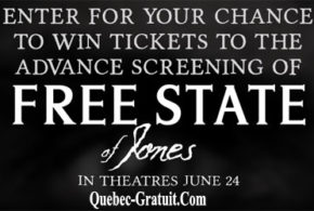 Billets pour l'avant-première de Free State of Jones