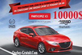 Location d'une Mazda3 Sports GT pour une année