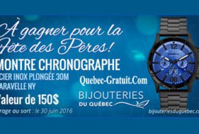 Montre Chronographe acier inox plongée 30m Caravelle NY