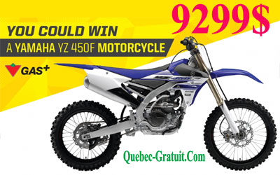 Motocross Yamaha YZ450F de 9299 $