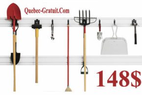 Panier et crochets pour le cabanon