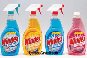 Produit Windex à 0.50$
