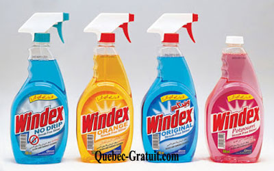 Produit Windex à 0.50$