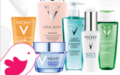 Routine de soins de peau Vichy Gratuit