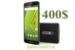 Téléphone Moto X Play de 400$