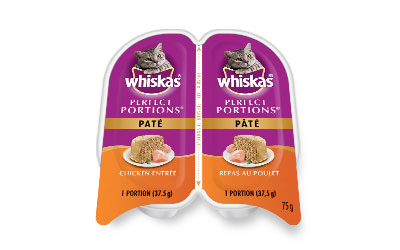 Un emballage Whiskas Perfect Portions