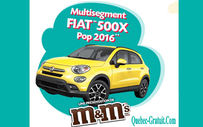 Véhicule 2016 Fiat 500X Pop Crossover