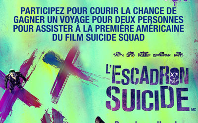 Voyage pour la 1ère de Suicide Squad