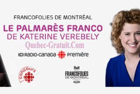 Billets de spectacles présentés aux FrancoFolies de Montréal