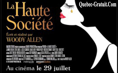 Billets pour la 1ère du film La Haute Société