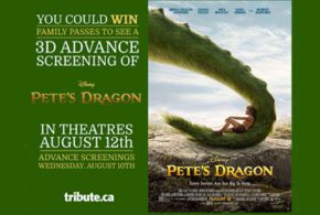 Billets pour l'avant-première du film Pete's Dragon 3D