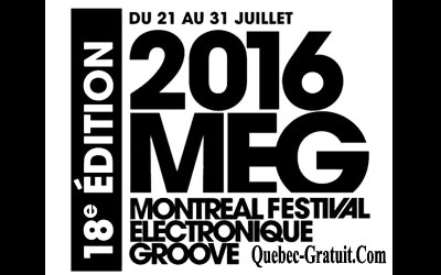 Billets pour le Festival MEG – Montréal Électronique Groove