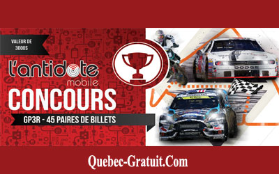 Billets pour le GRAND PRIX DE TROIS-RIVIÈRES