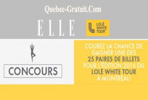 Billets pour le Lolë White Tour qui se tiendra à Montréal