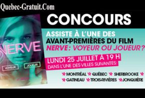 Billets pour le film Nerve voyeur ou joueur