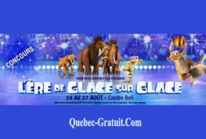 Billets pour le spectacle de l'Ère de glace