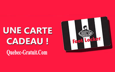 Carte-cadeau Foot Locker de 100 $