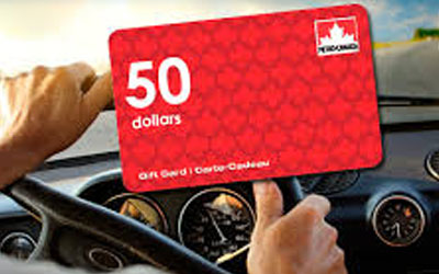 Carte cadeau Pétro-Canada de 50 $