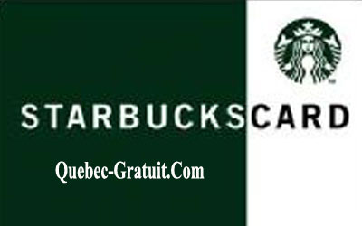 Carte cadeau Starbucks de 100 $