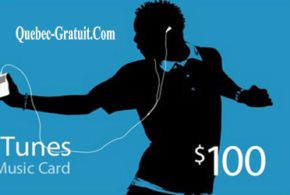 Carte cadeau iTunes de 100$