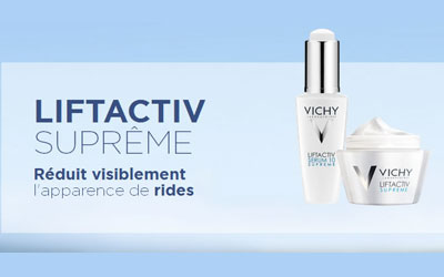 Echantillons gratuits Liftactiv Suprême Sérum Vichy