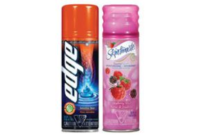 Gel à raser Edge et Skintimate à 0.99$