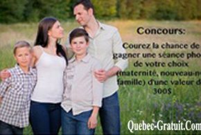 Séance photo familiale de 300 $