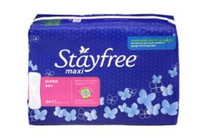Serviettes StayFree à 1$