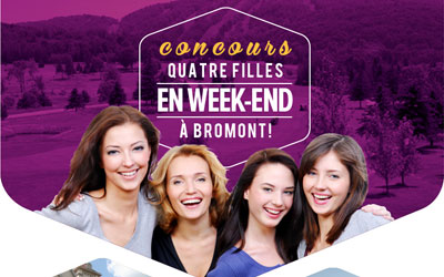 Week-end de filles à Bromont