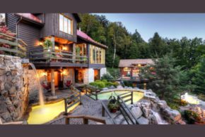 Accès aux bains Scandinave Spa Mont-Tremblant