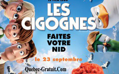 Billets pour la 1ère du film Les cigognes