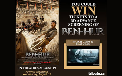 Billets pour l'avant-première du film Ben-Hur