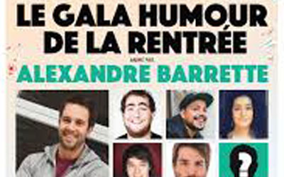 Billets pour le Gala Humour de la rentrée