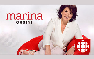 Billets pour l'enregistrement émission de Marina Orsini