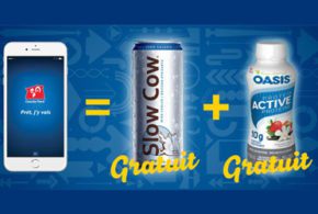 Boisson Slow Cow + OASIS Active gratuit