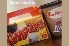 Boîte de Timbits Gratuite chez Tim Hortons