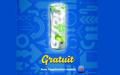 Canette d’eau energie guru gratuite