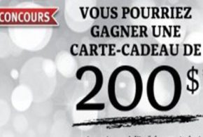 Carte-cadeau Aubainerie de 200$