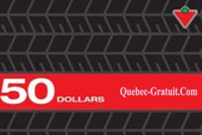 Carte cadeau Canadian Tire de 50 $