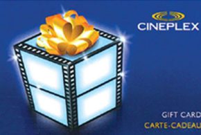 Carte cadeau Cinéplex de 50 $