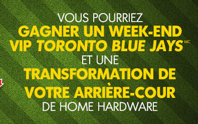 Carte-cadeau Home Hardware de 2500 $