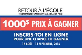 Carte cadeau Jysk de 1000 $